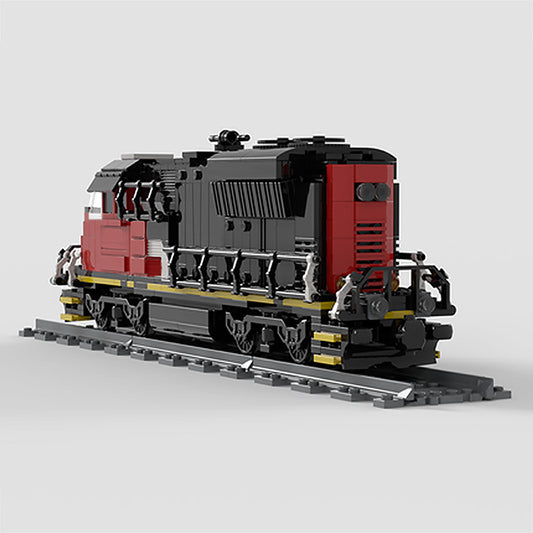 Fracht Zug Bausteine MOC-47989 Fracht Zug-EMD SD70M-2 CN Zug