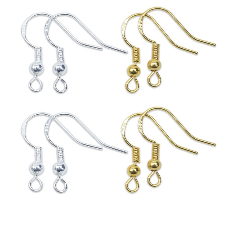 Pure Copper Ear Hooks Hand-plated Color Retention Fine Selection Earring Accessories