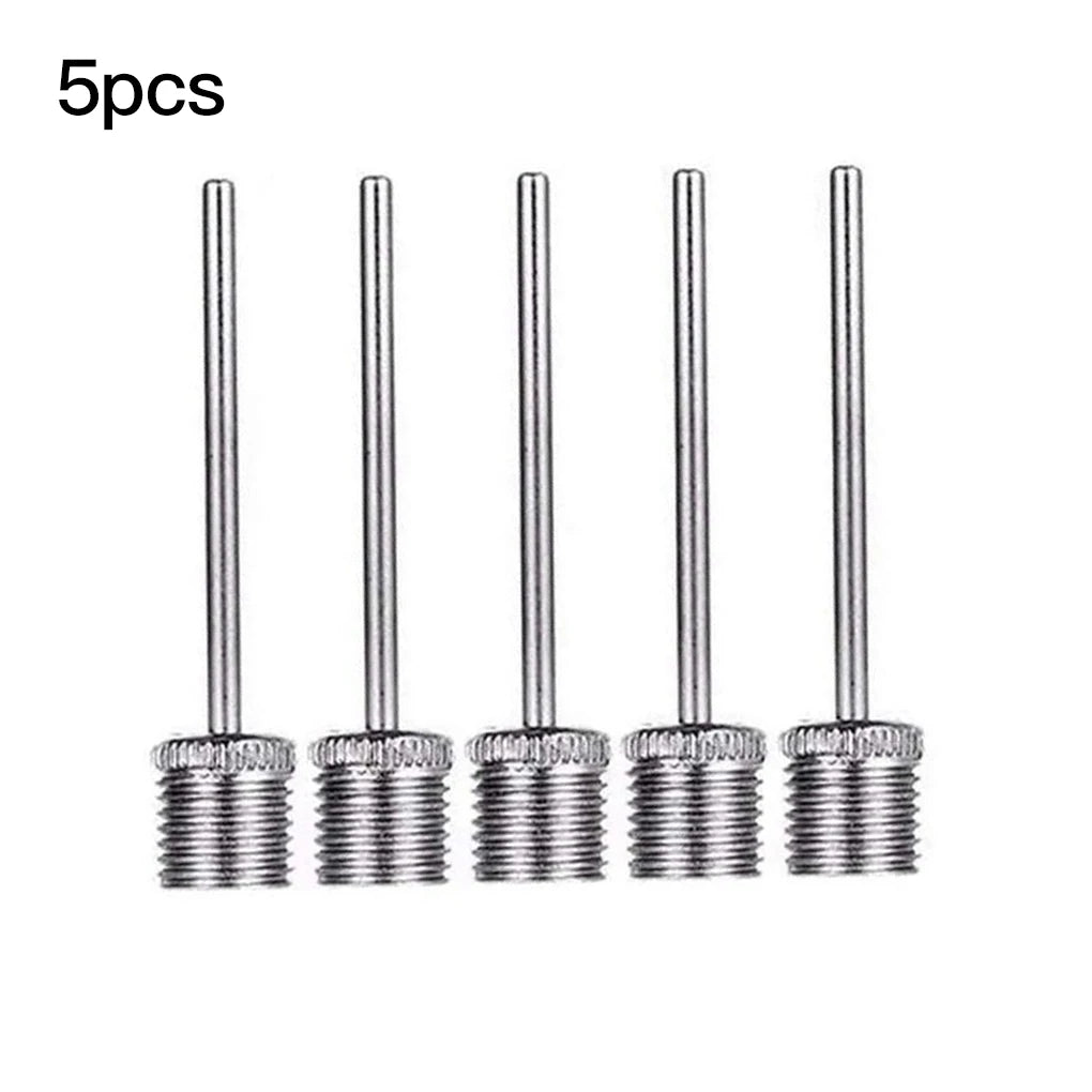 5pcs Sport Ball Inflating Pump Needle For Football Basketball Soccer Inflatable Air Valve Adaptor Stainless Steel Pump Pin